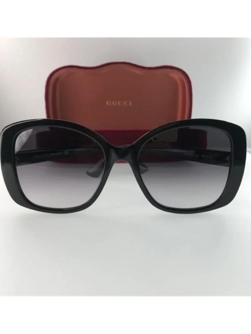 Gucci. Black Ship Same Day Ladies Gg0762s 001 56. Sunglasses - Picture 10 of 12